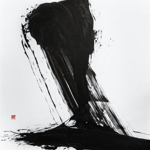 Cheveux d'Encre - POUSSIERES DES SENS  ( Extrait N°IV ) by Kaixuan Feng, Work on Paper for Sale on Singulart