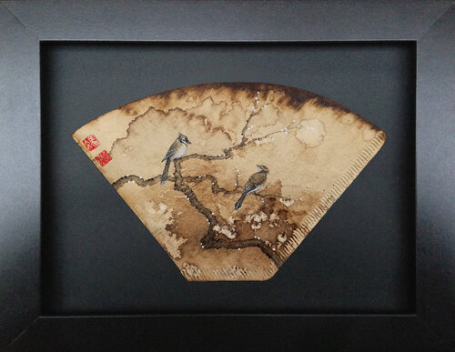 Filtres à café ( #164 ) - " Conciliabule " van Kaixuan Feng, Werk op papier te koop op Singulart