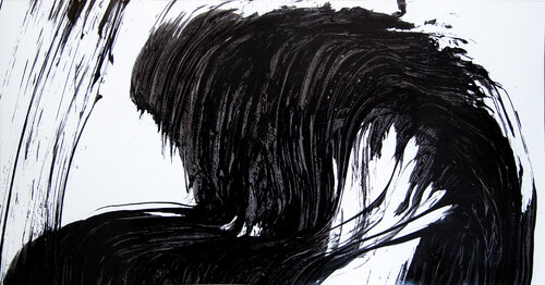 Cheveux d'Encre - AMOUR ( Extrait I ) by Kaixuan Feng, Work on Paper for Sale on Singulart