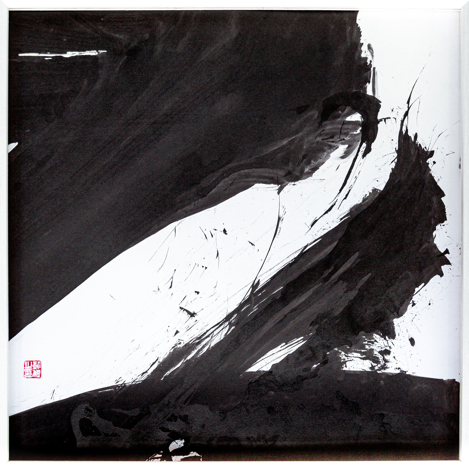 Cheveux d'Encre - POUSSIERES DES SENS  ( Extrait F ) Kaixuan Feng Werk auf Papier zu verkaufen
