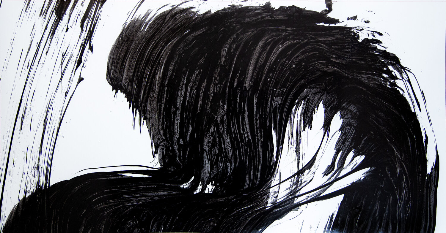Cheveux d'Encre - AMOUR ( Extrait I ) Kaixuan Feng Werk auf Papier zu verkaufen
