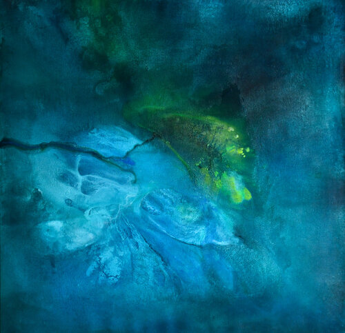 specchio d'acqua nr.2 von BEATA KOZAK, Malerei kaufen auf Singulart