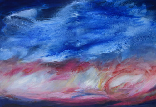 il cielo che si ricorda del mare di BEATA KOZAK, Pittura in vendita su Singulart