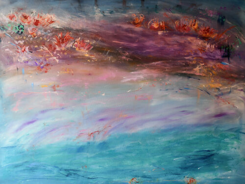 fiori al mare de BEATA KOZAK, Pintura a la venta en Singulart