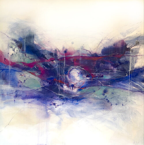 Mi universo de emociones en explosión van Ale Feijó, Schilderij te koop op Singulart