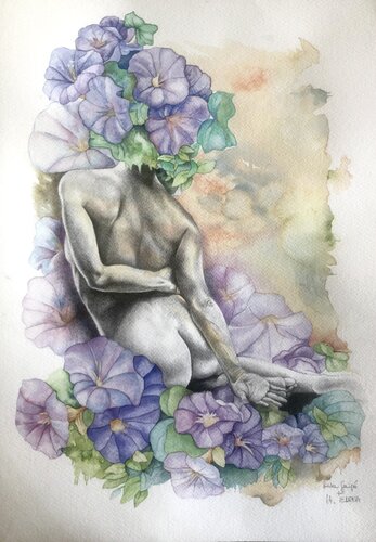 Descanso en el mundo de las Hadas by Ale Feijó, Work on Paper for Sale on Singulart