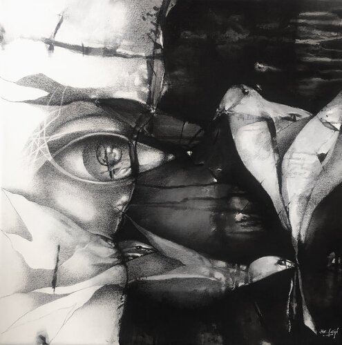 Vuelo Nocturno by Ale Feijó, Drawing for Sale on Singulart