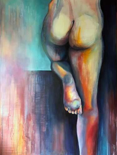 Cuerpos color van Ale Feijó, Schilderij te koop op Singulart