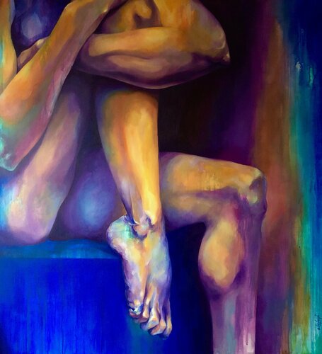 Cuerpos color van Ale Feijó, Schilderij te koop op Singulart