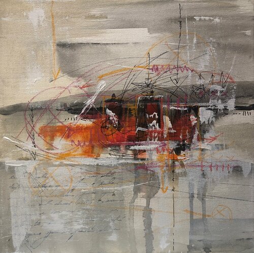 Parte de mi III van Ale Feijó, Schilderij te koop op Singulart