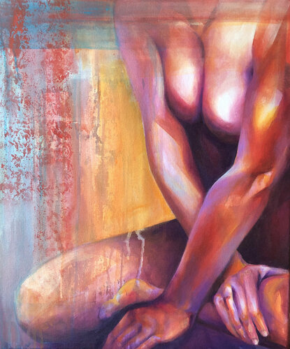 Cuerpos color van Ale Feijó, Schilderij te koop op Singulart