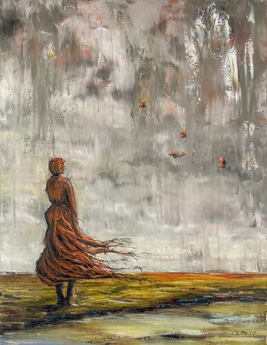 Forgotten time van Carola E. Thiele, Schilderij te koop op Singulart