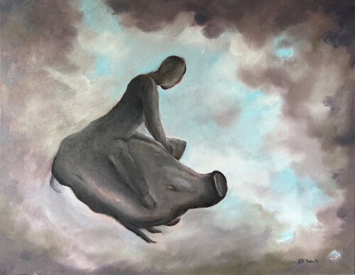 Der  Seelenritt de Carola E. Thiele, Pintura a la venta en Singulart