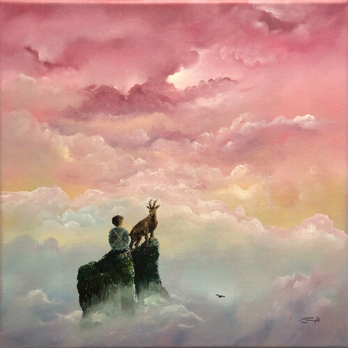 Ganz Oben van Carola E. Thiele, Schilderij te koop op Singulart