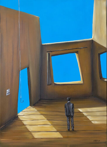 Underage at the age of 50 von Carola E. Thiele, Malerei kaufen auf Singulart