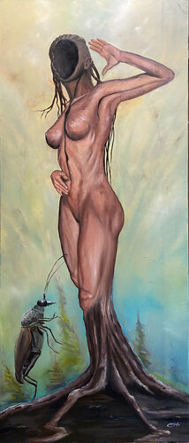 Der Schrei van Carola E. Thiele, Schilderij te koop op Singulart