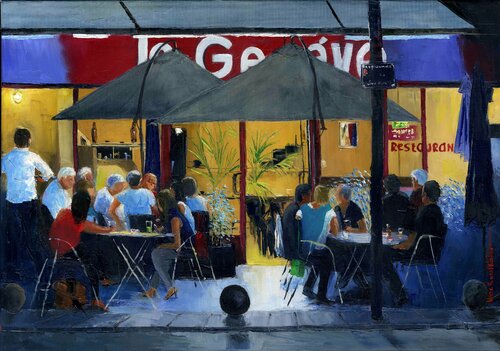 Le Genève par Nicole Wackenthaler, Peinture en vente sur Singulart