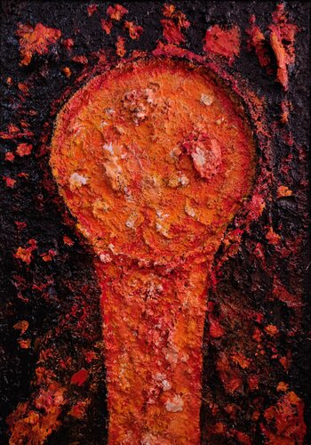 El volcán de tu alma di Juan Varela, Pittura in vendita su Singulart