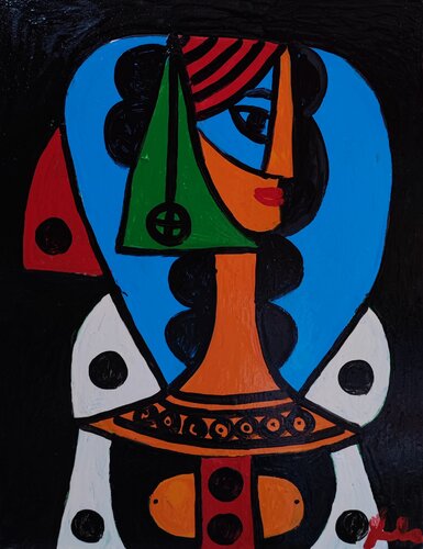 Nefertiti di Juan Varela, Pittura in vendita su Singulart