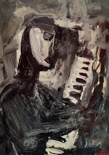 El pianista von Juan Varela, Malerei kaufen auf Singulart