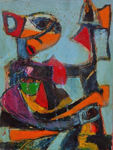 The Jazz Player von Juan Varela, Malerei kaufen auf Singulart