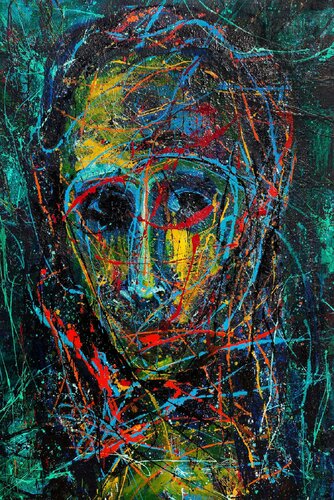 Someone's portrait di Juan Varela, Pittura in vendita su Singulart
