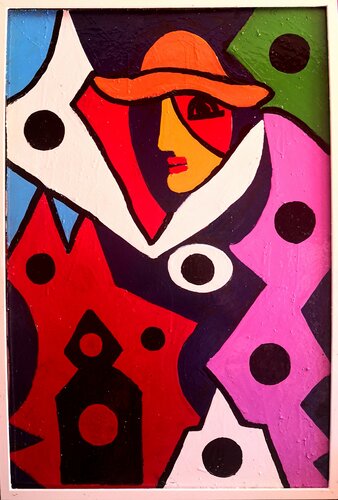 What are you doing? di Juan Varela, Pittura in vendita su Singulart