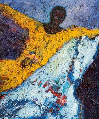 El jinete negro van Juan Varela, Schilderij te koop op Singulart