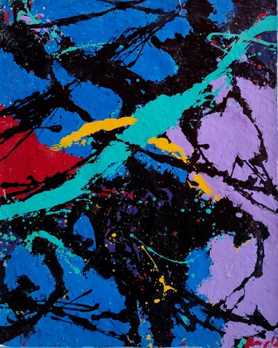 Flowing di Juan Varela, Pittura in vendita su Singulart