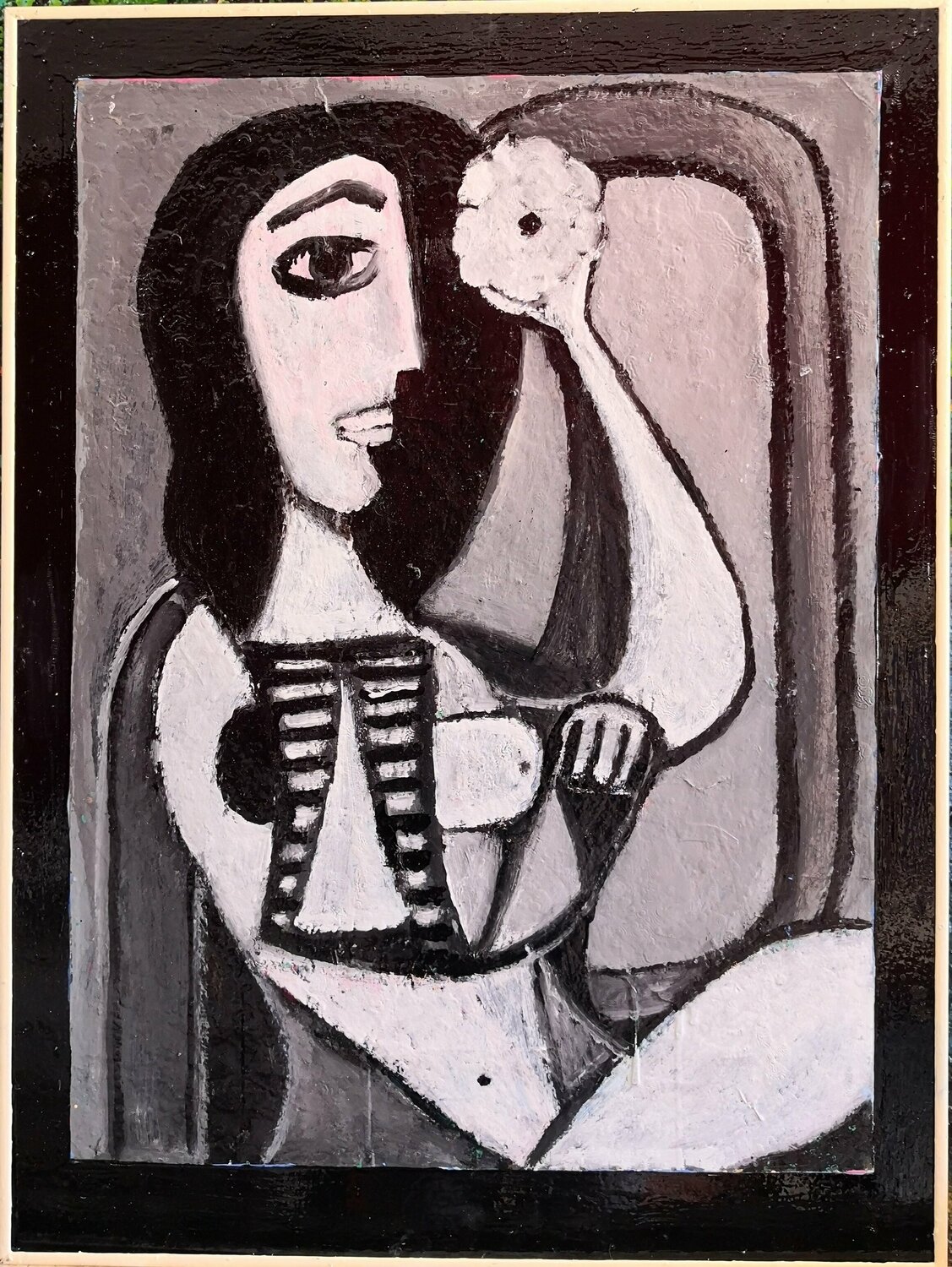Dama con flor Juan Varela