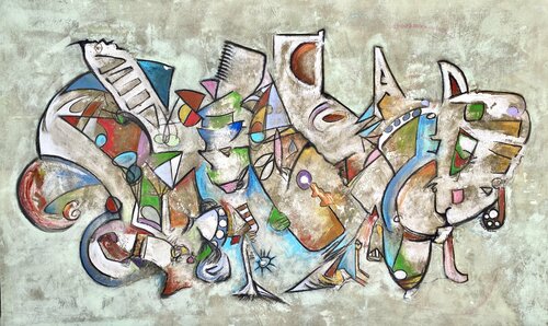 Desert King van Bruce Rubenstein, Schilderij te koop op Singulart