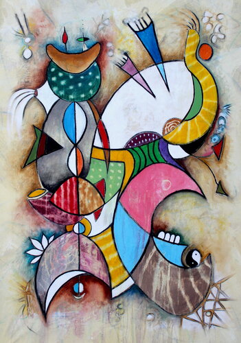 Live at the Fillmore East van Bruce Rubenstein, Schilderij te koop op Singulart