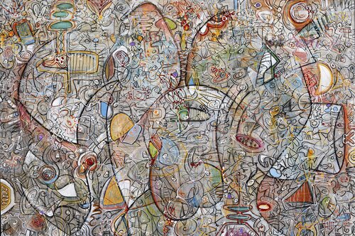 Rabbit Ears van Bruce Rubenstein, Schilderij te koop op Singulart