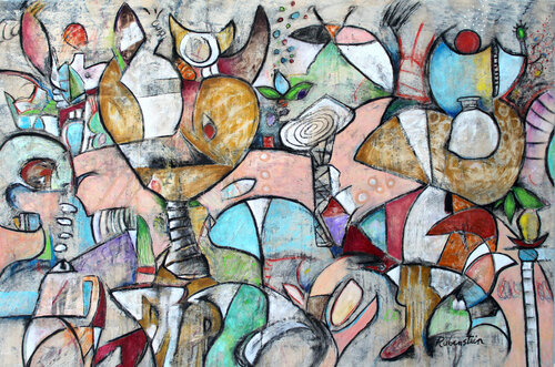 Hymn Of The 7th Galaxy by Bruce Rubenstein, Painting for Sale on Singulart