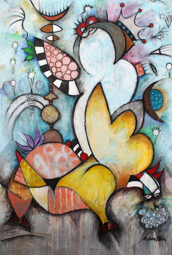 King Tut van Bruce Rubenstein, Schilderij te koop op Singulart