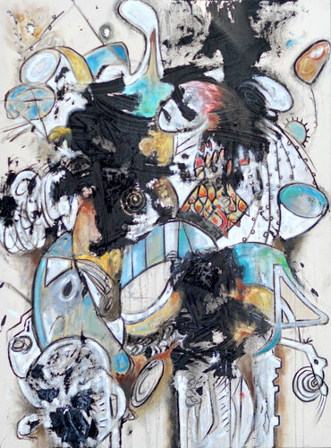 Kabuki Theatre van Bruce Rubenstein, Schilderij te koop op Singulart