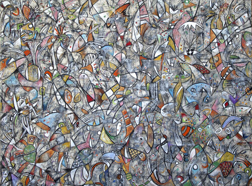 A Life Aquatic by Bruce Rubenstein, Painting for Sale on Singulart