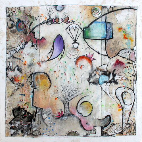 This Too Will Pass di Bruce Rubenstein, Pittura in vendita su Singulart