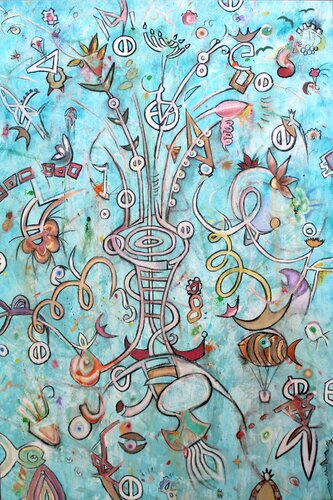 20,000 Leagues Under the Sea van Bruce Rubenstein, Schilderij te koop op Singulart
