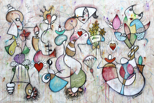 Big Love van Bruce Rubenstein, Schilderij te koop op Singulart