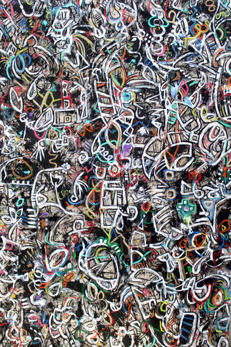 Herbie's Dream thru Windows van Bruce Rubenstein, Schilderij te koop op Singulart