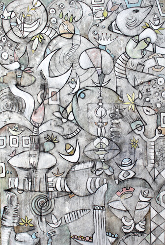 A Day In The Life by Bruce Rubenstein, Painting for Sale on Singulart