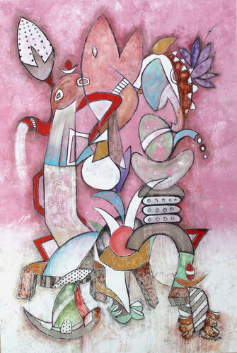 Pinky Pie Too by Bruce Rubenstein, Painting for Sale on Singulart