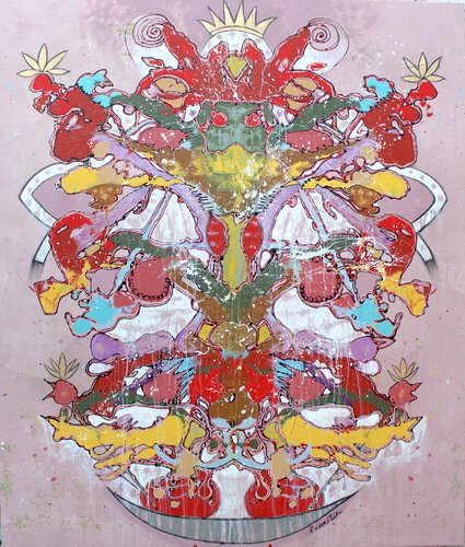The Dragon Man di Bruce Rubenstein, Pittura in vendita su Singulart