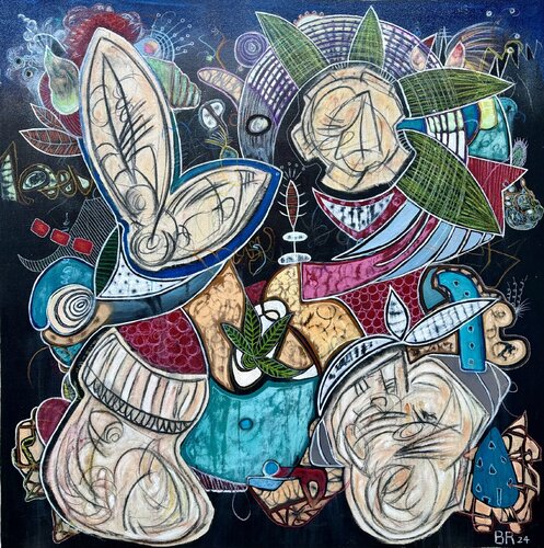 Bohemian Symphony van Bruce Rubenstein, Schilderij te koop op Singulart