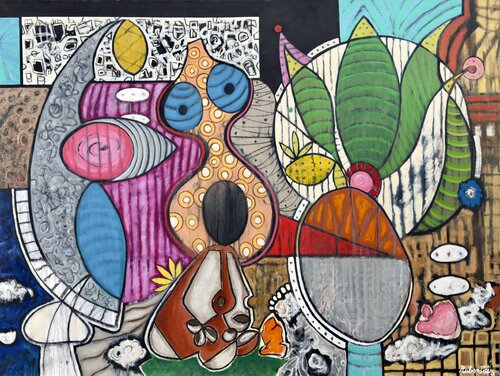 Garden of Intuition di Bruce Rubenstein, Pittura in vendita su Singulart