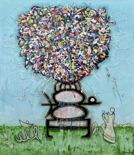 Tree of Life van Bruce Rubenstein, Schilderij te koop op Singulart
