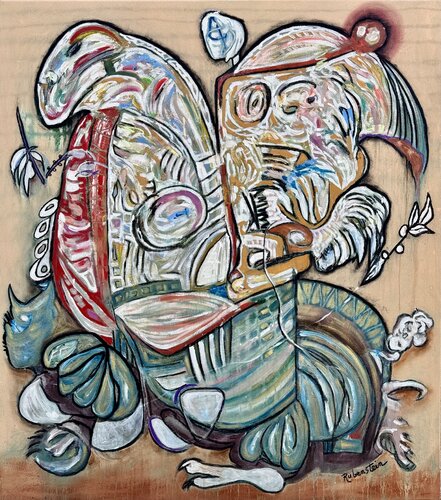 Yo Gabba Gabba by Bruce Rubenstein, Painting for Sale on Singulart
