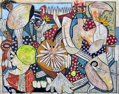 Future Primitive van Bruce Rubenstein, Schilderij te koop op Singulart