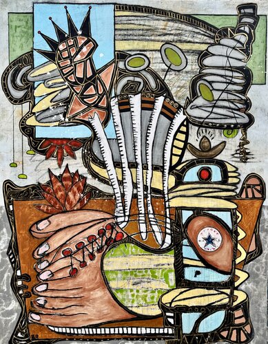 High Top Con van Bruce Rubenstein, Schilderij te koop op Singulart